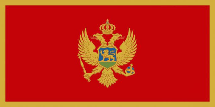 герб Черногории и россии