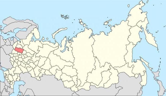 площадь Тверской области