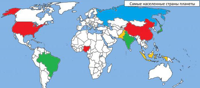 10 стран по численности населения