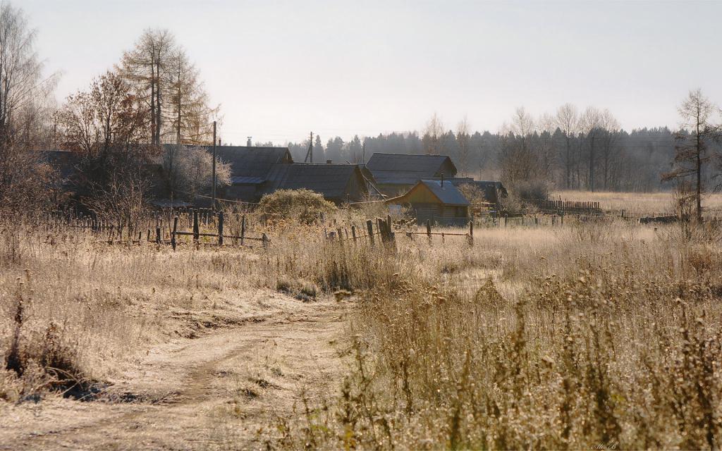 русская деревня вымирает