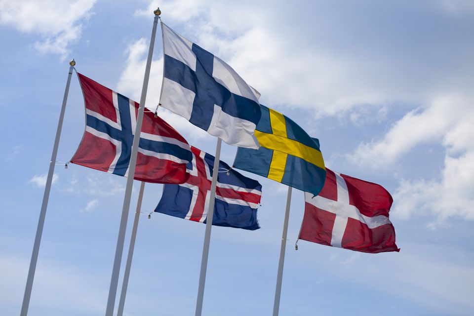 флаги скандинавских стран