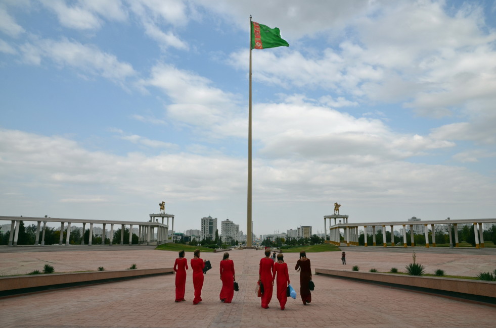главный флагшток Туркменистана