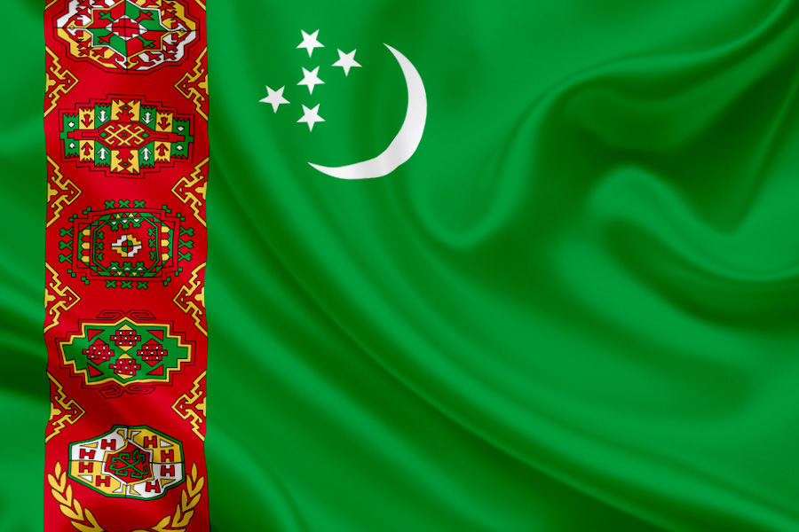 флаг Туркменистана