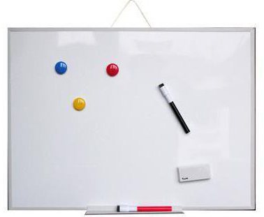 do-it-yourself magnetic whiteboard