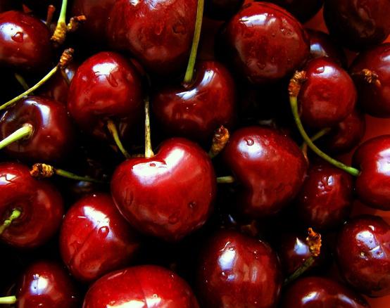 black cherries