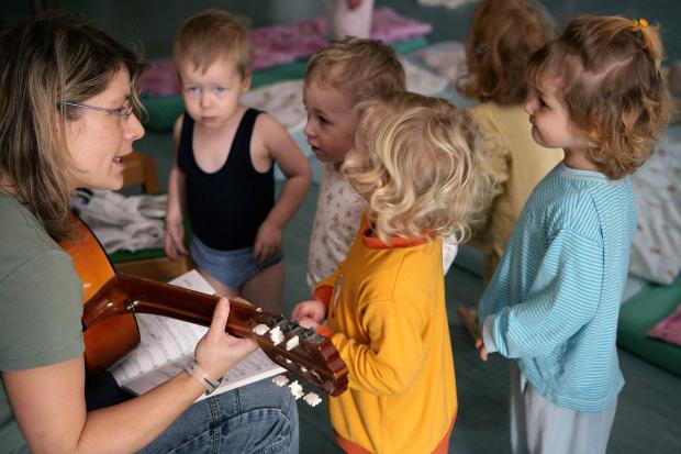 vocal club in kindergarten