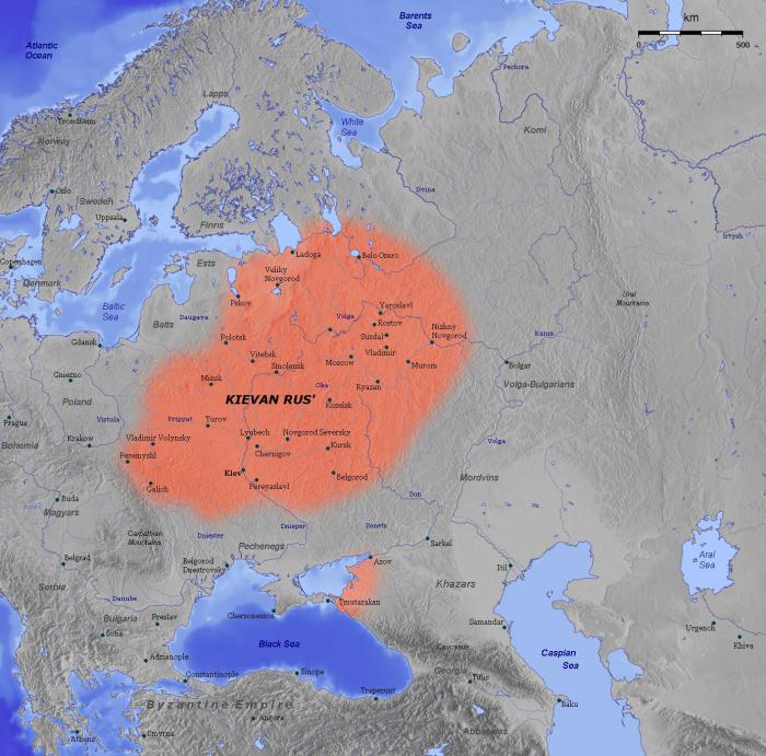 formation of the state Kievan Rus