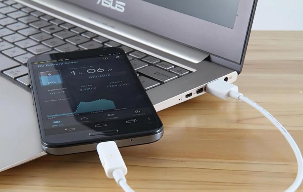 Как со смартфона передать изображение на ноутбук через usb кабель