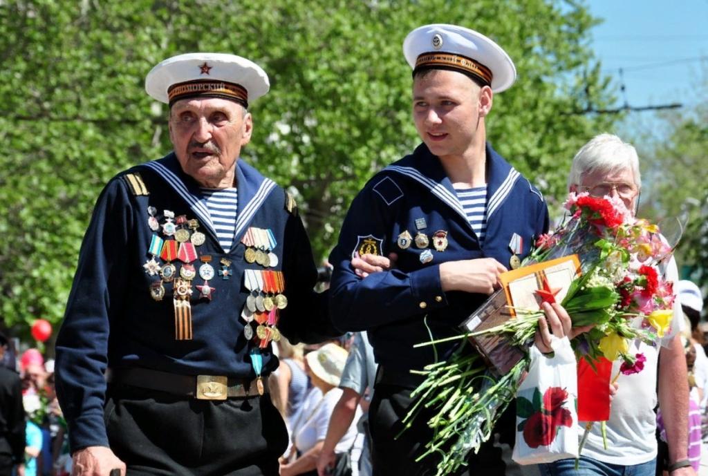 парад 9 мая моряки