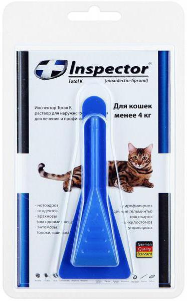  капли инспектор для кошек