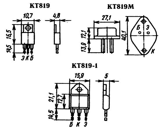 Транзисторы КТ819Г