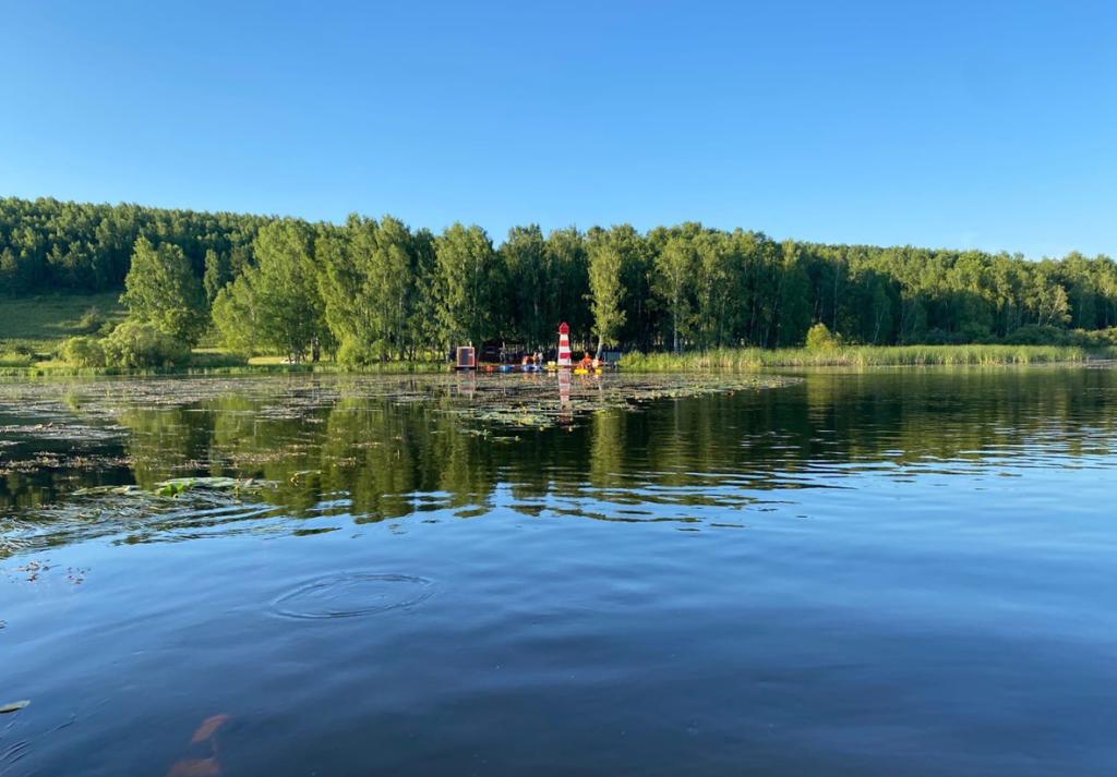 Новопятницкое водохранилище в Красноярске