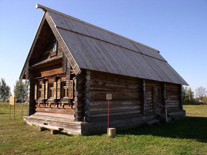 decor elements of the Russian hut