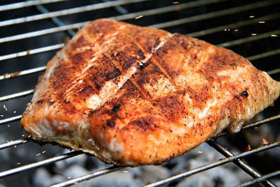 grilled salmon