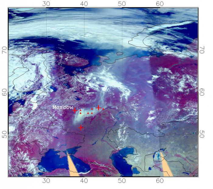 самое жаркое лето в России