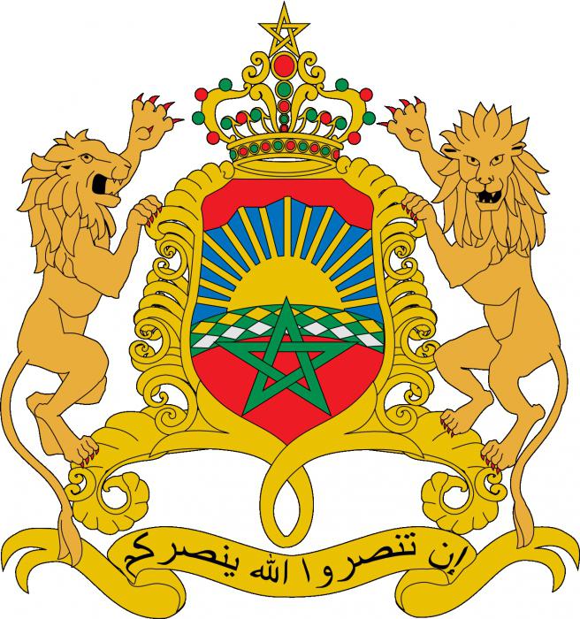 марокко флаг и герб