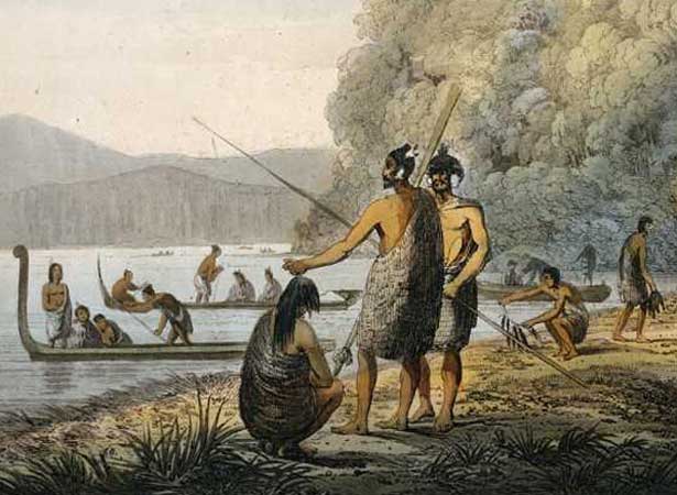 Племена маори в 18 веке