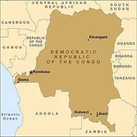 площадь лесов демократическая республика конго 