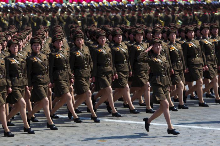 Женщины в армии Северной Кореи
