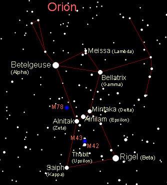 Как выглядит созвездие орион фото