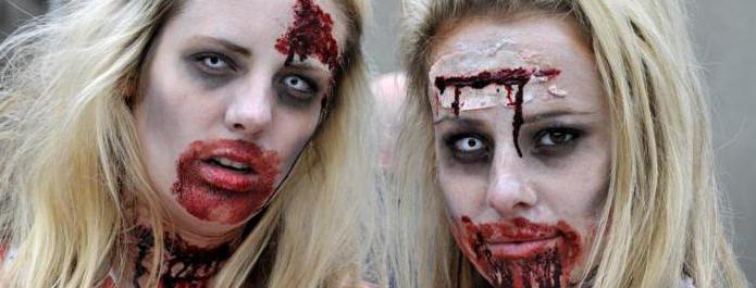 the walking dead make-up zombies