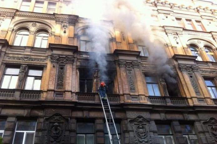 пожар в санкт петербурге тухачевского