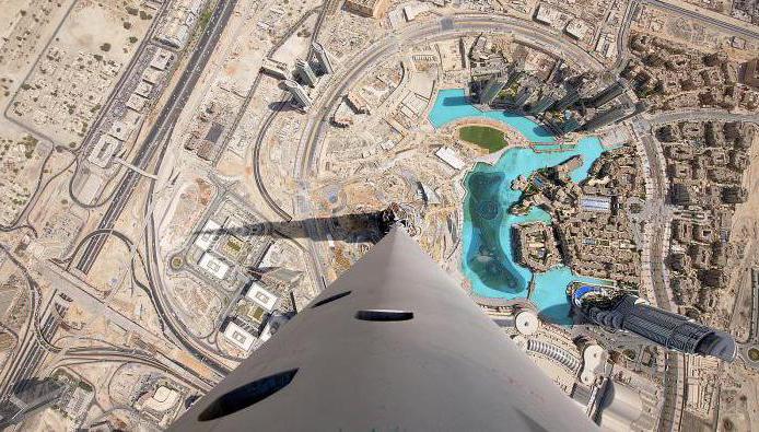 burj khalifa photo from above