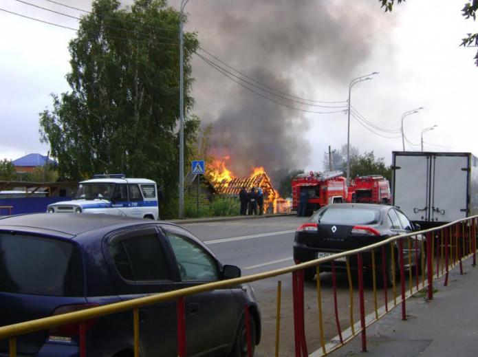 пожар в тюмени на ул правды