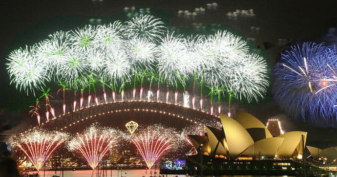 как празднуют Новый год в Австралии