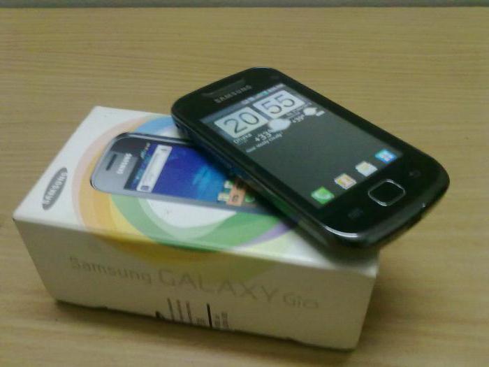 smartphones samsung galaxy gio