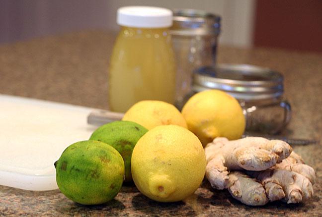 Ginger, honey, lemon for immunity