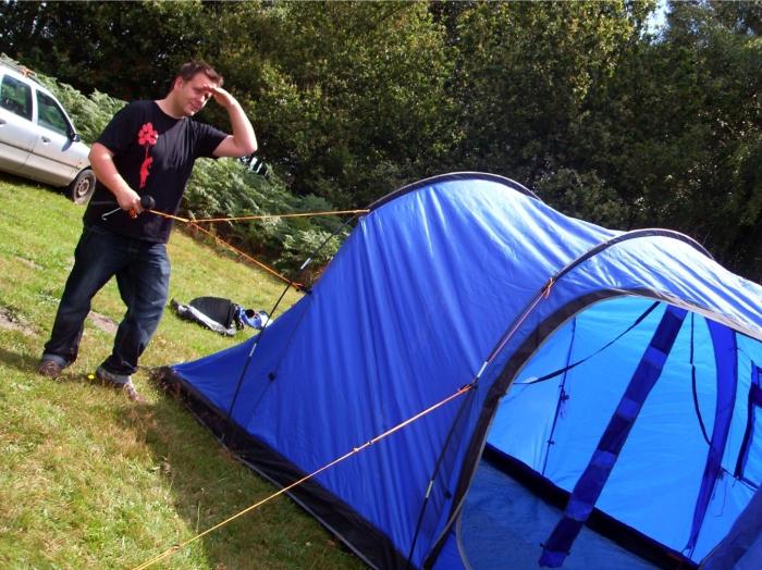 как собирать палатку