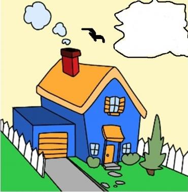 как нарисовать дом