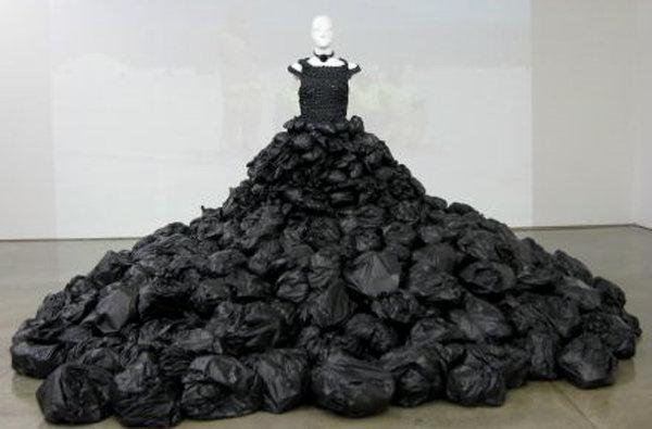 crafts from garbage bags