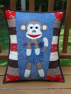 DIY pillow monkey for the new year