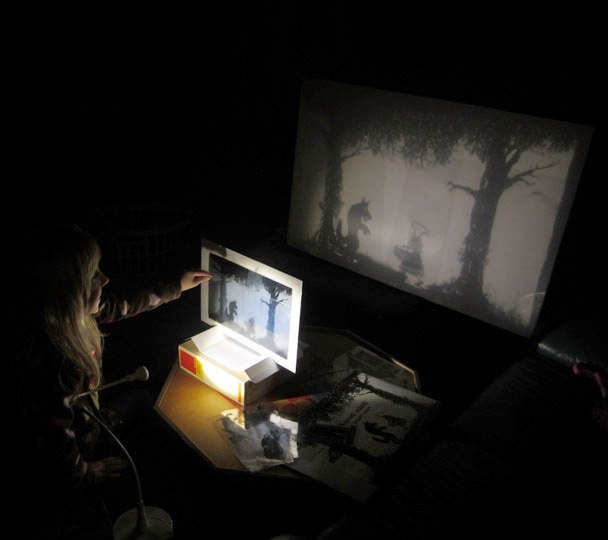 do-it-yourself shadow theater fairy tale