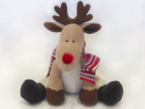 Christmas deer from felt