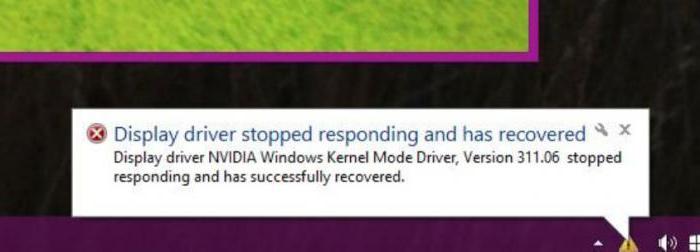 video adapter stopped responding and windows 7 was restored