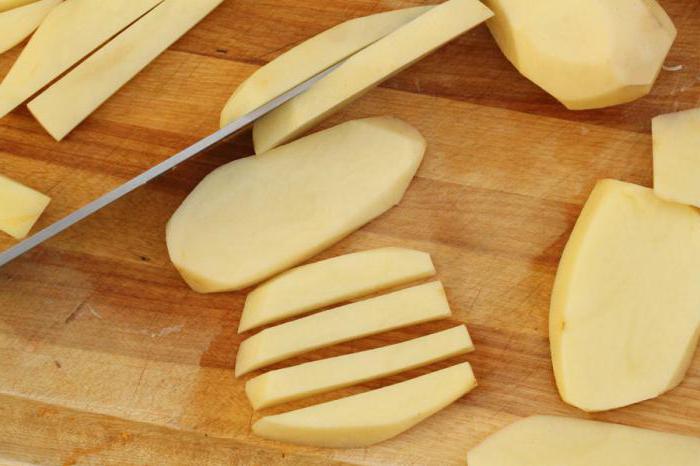 как правильно нарезать картошку соломкой