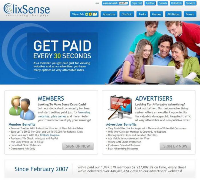 clixsense com отзывы