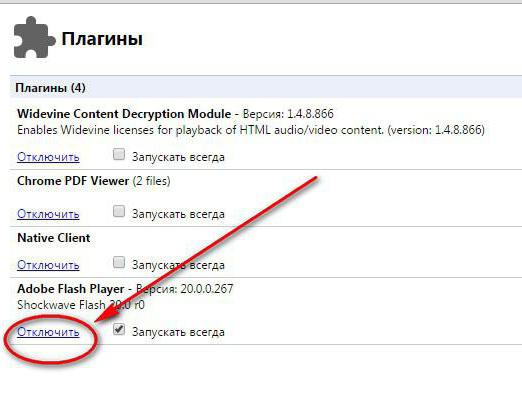 plugins yandex включить adobe flash player