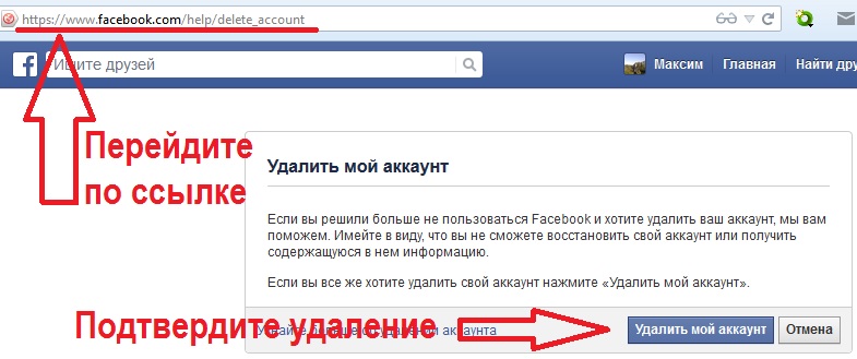 Facebook and profile deletion