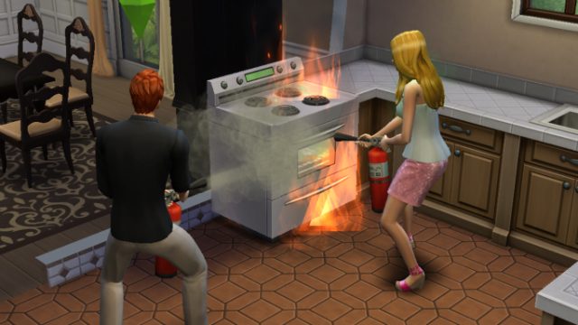 How to put out the fire in "Sims 4"