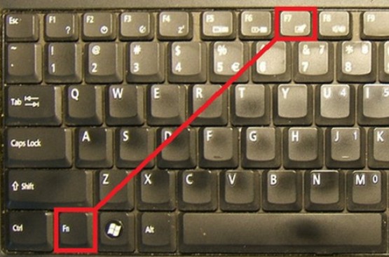 Сочетание клавиш для отключения сенсора