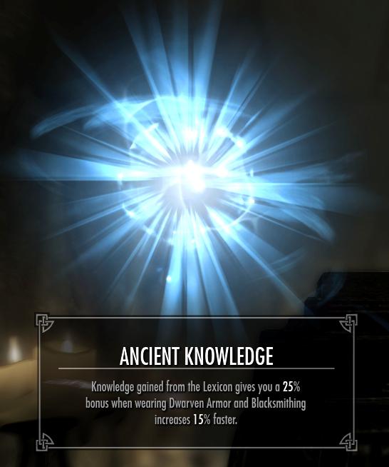 ancient knowledge skyrim