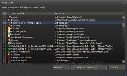 how to add a game with steam