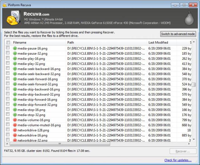 free program recover deleted files