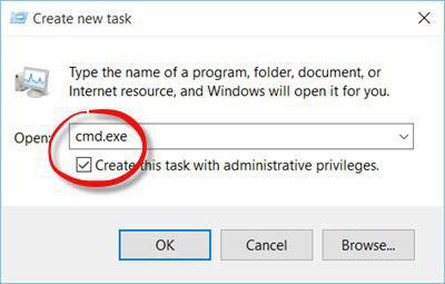 command line as windows 10 administrator