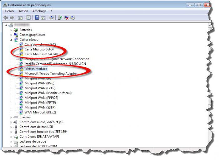 Туннельный адаптер microsoft teredo запуск этого устройства невозможен код 10 windows 7