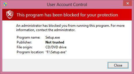 администратор заблокировал выполнение этого приложения windows 10 